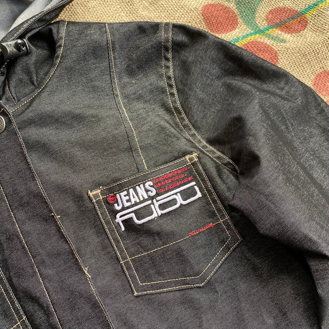 [95] 00s FUBU Y2K 데님 후드 자켓 상품이미지4