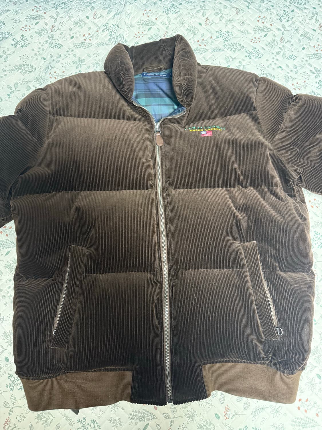 폴로스포스 코듀로이패딩L 상품이미지3