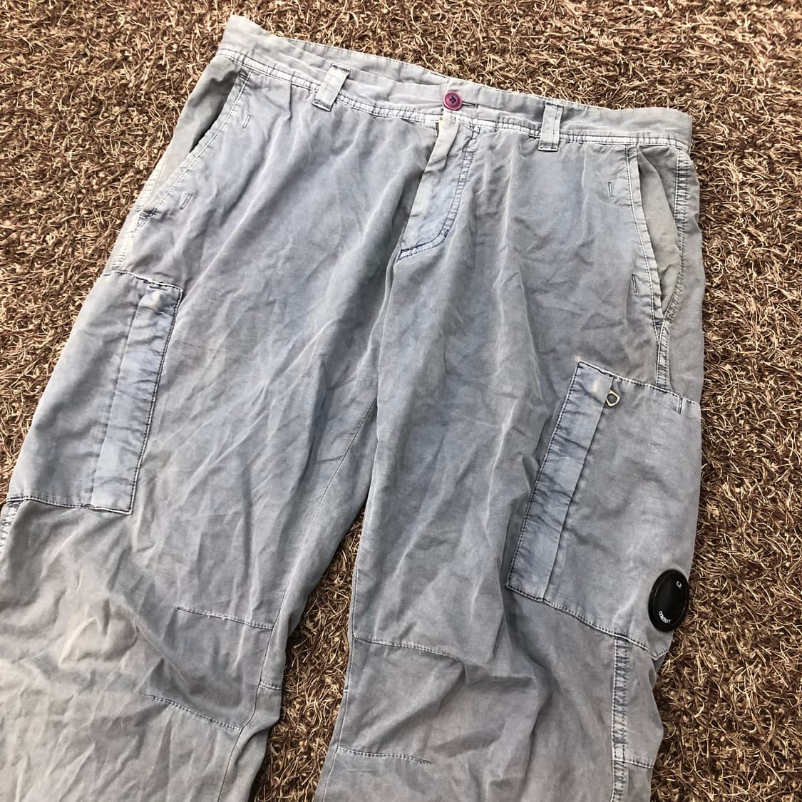 CP컴퍼니 렌즈 가먼트다잉 카고 고글 팬츠 상품이미지2