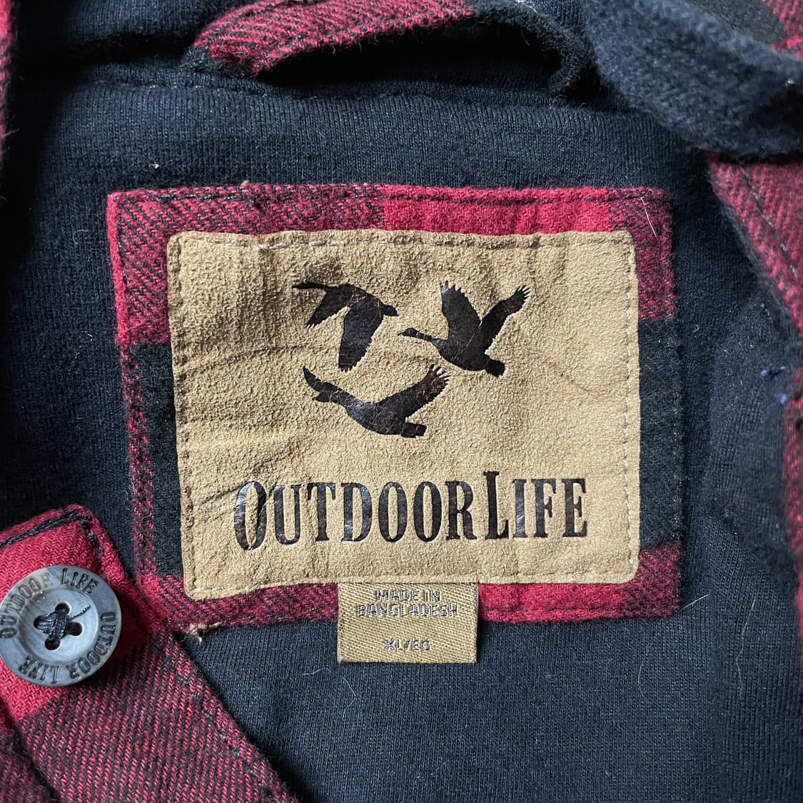 OUTDOOR LIFE 빈티지 체크 플란넬 후드 자켓 A00338 상품이미지9