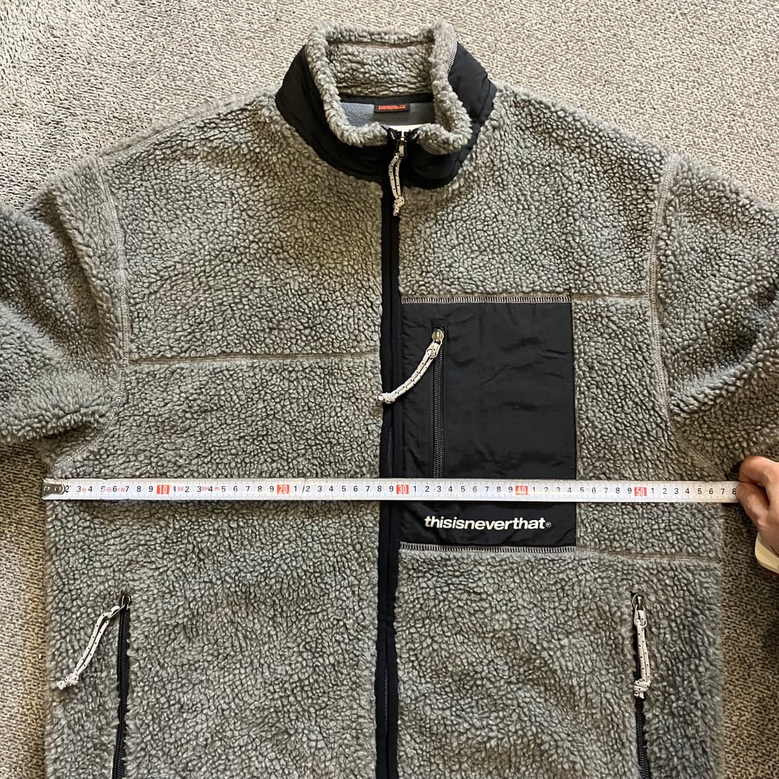 384 디스이즈네버댓 플리스 후리스 자켓 그레이 상품이미지5