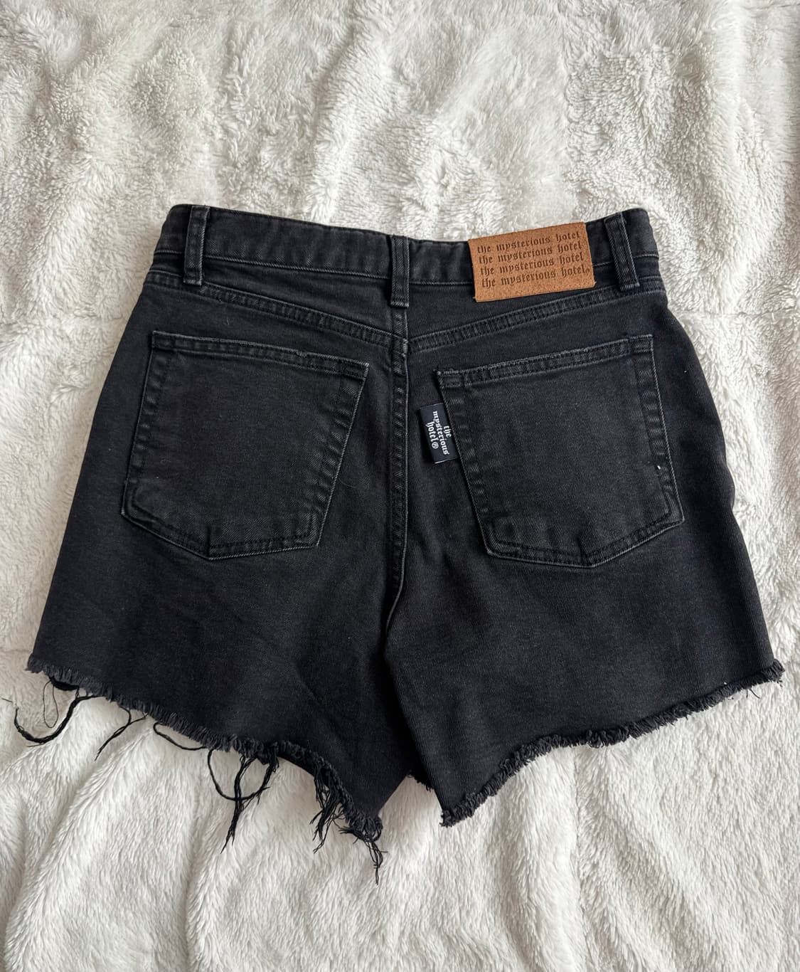 더미스테리어스호텔 레이어드 데님 숏팬츠 1사이즈 상품이미지3