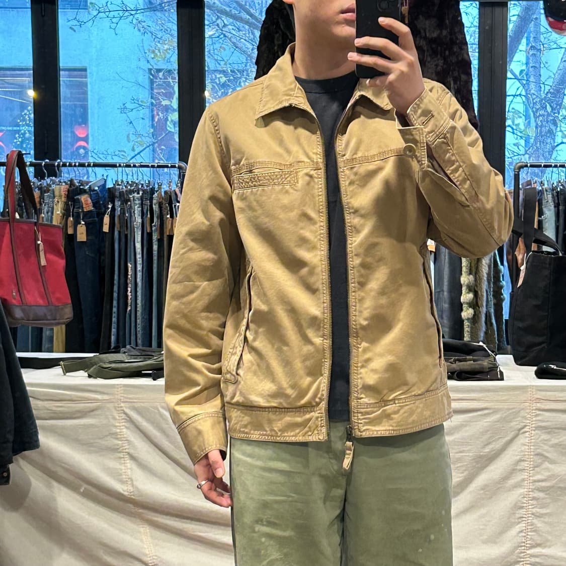 M) Timberland 팀버랜드 카키 코튼 자켓 상품이미지9