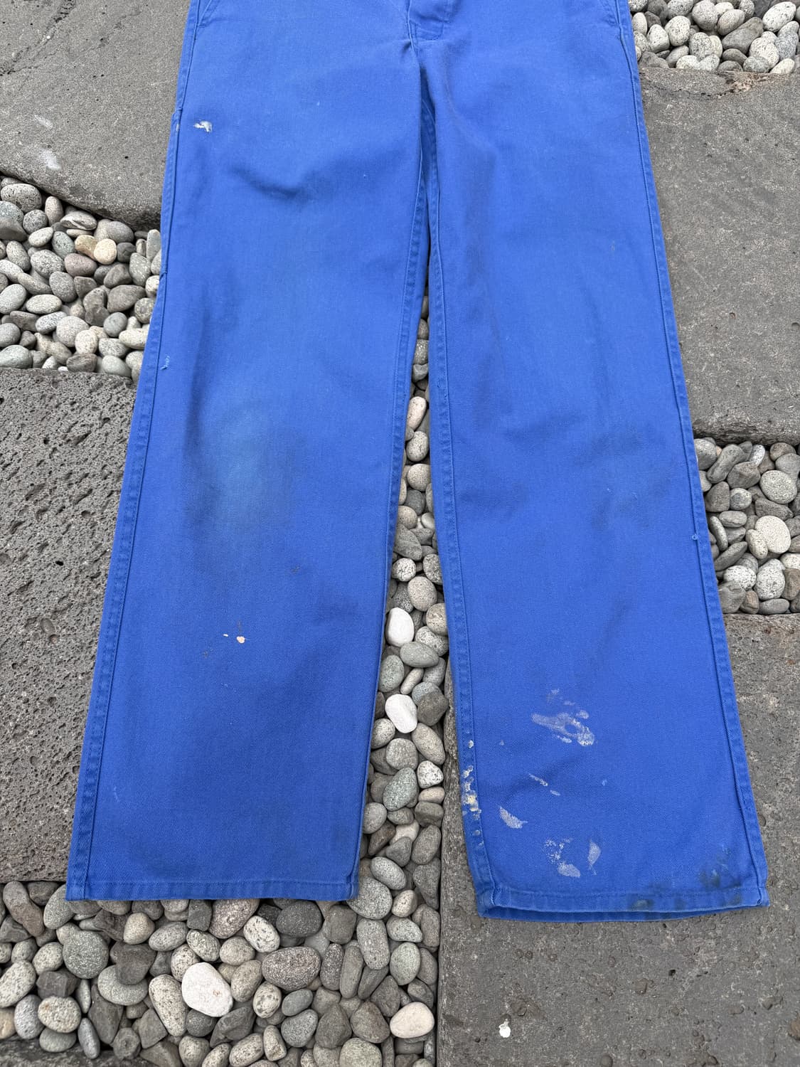 1990s DISTRESSED WASHED BLUE 빈티지 프렌치워크팬츠 상품이미지4