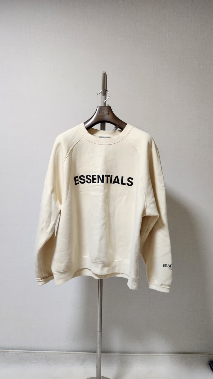 피오갓 에센셜 아이보리 오버핏 스웻셔츠 XL 상품이미지1