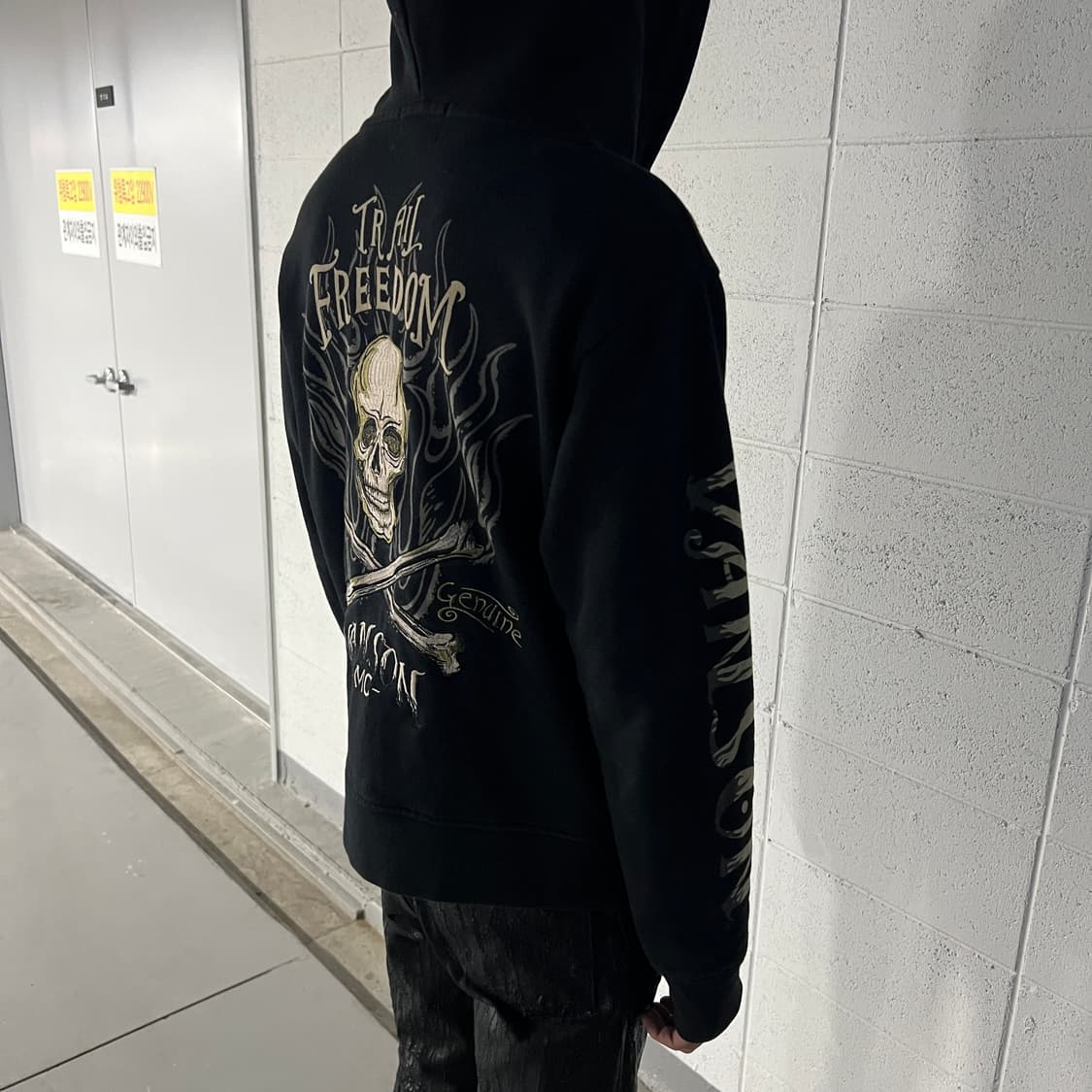 vanson flame hoodie zip 상품이미지5