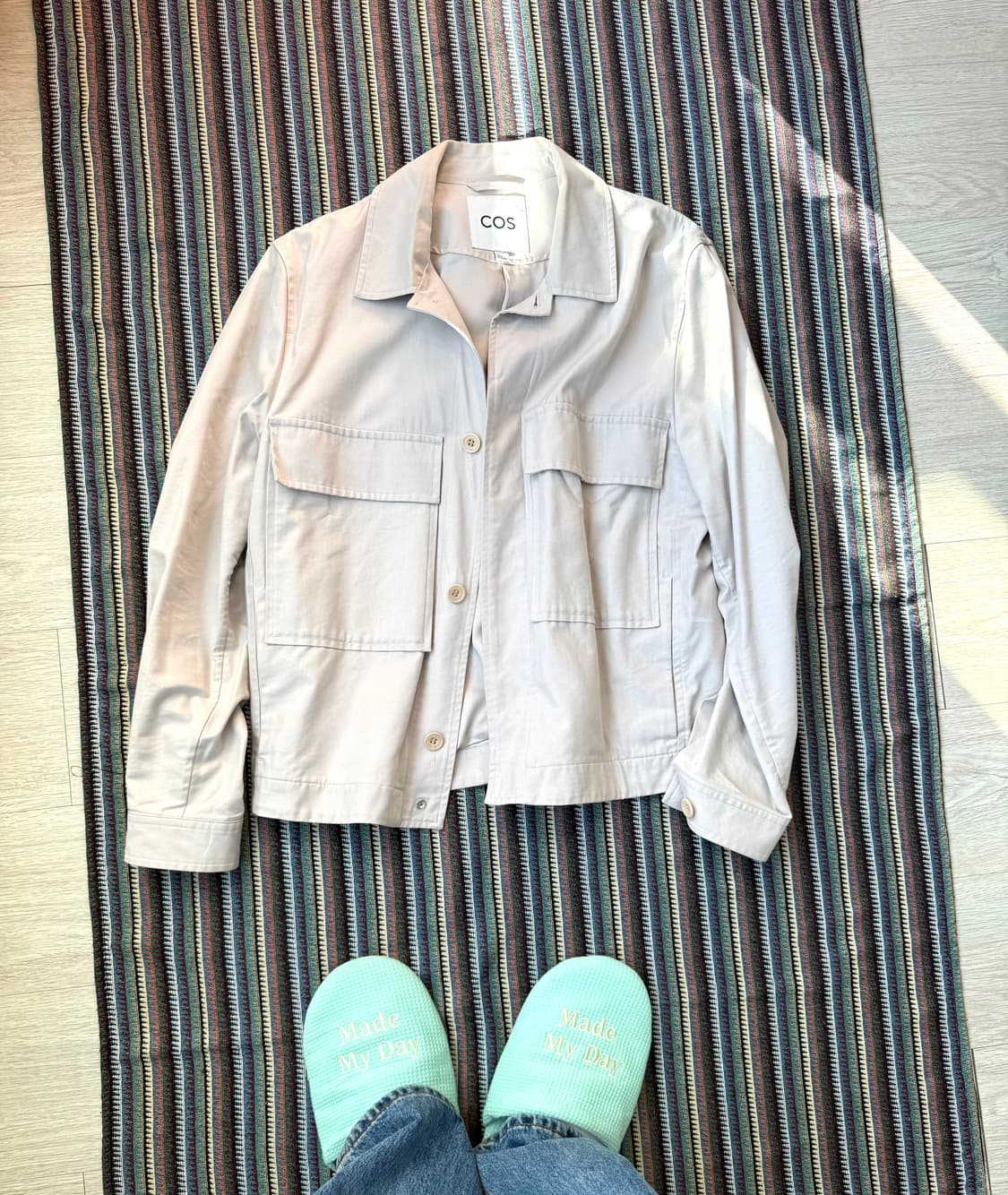 코스 유틸리티 트윌 오버셔츠 상품이미지2