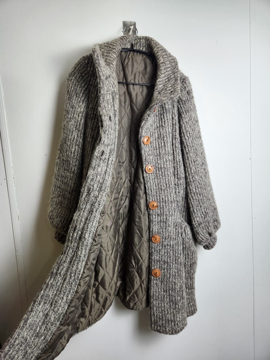 볼륨 헤비 롱 가디건 상품이미지9