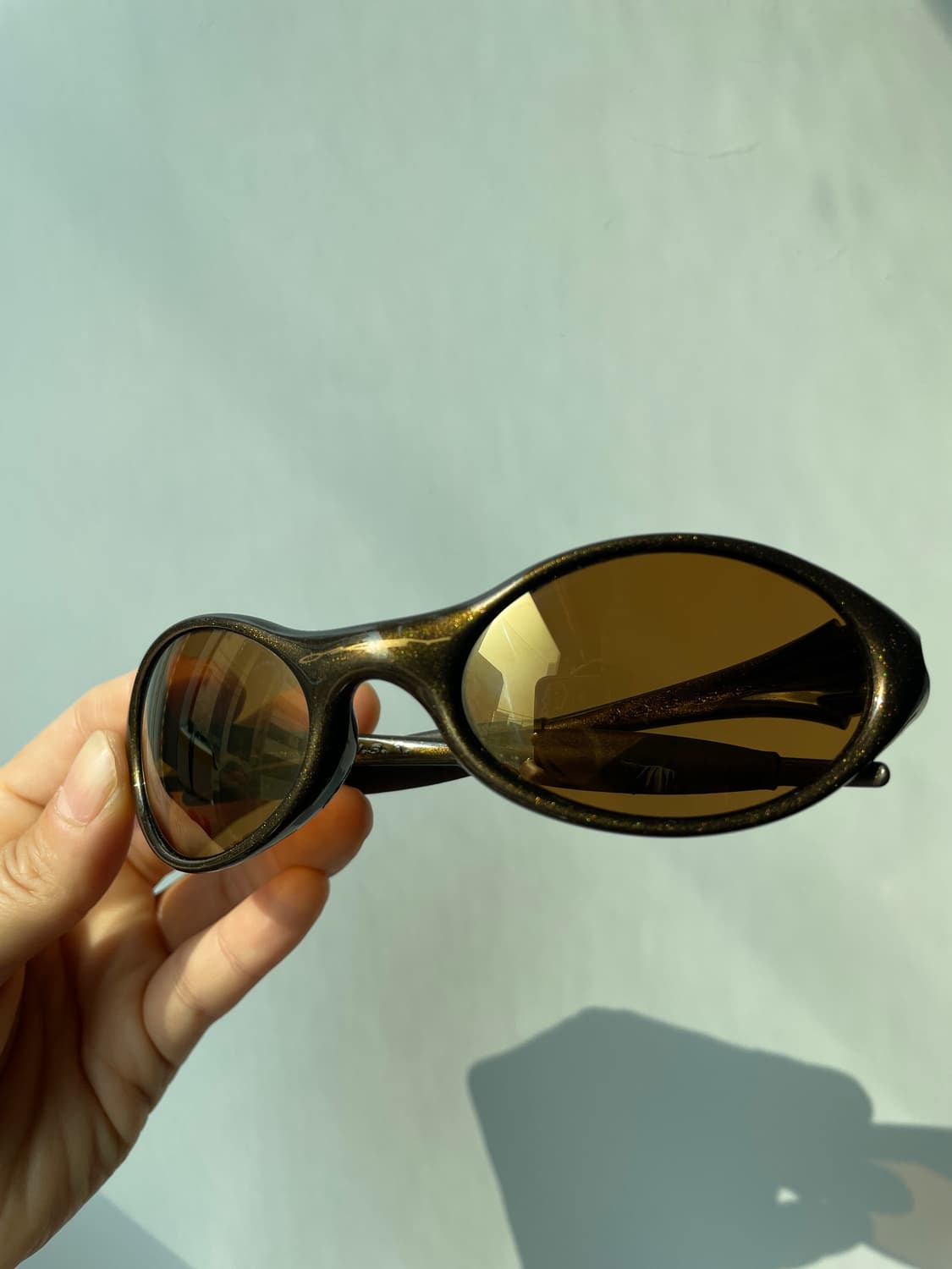 오클리 아이자켓1.0 블랙골드 골드이리듐 상품이미지5