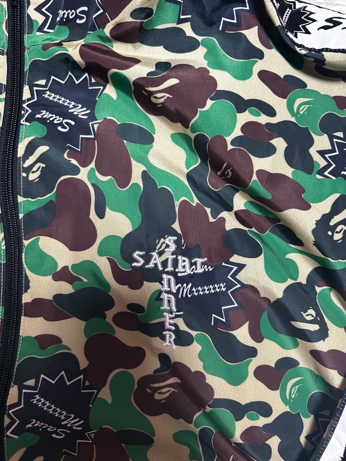 세인트 마이클 x 베이프 트랙 자켓 카모 상품이미지6