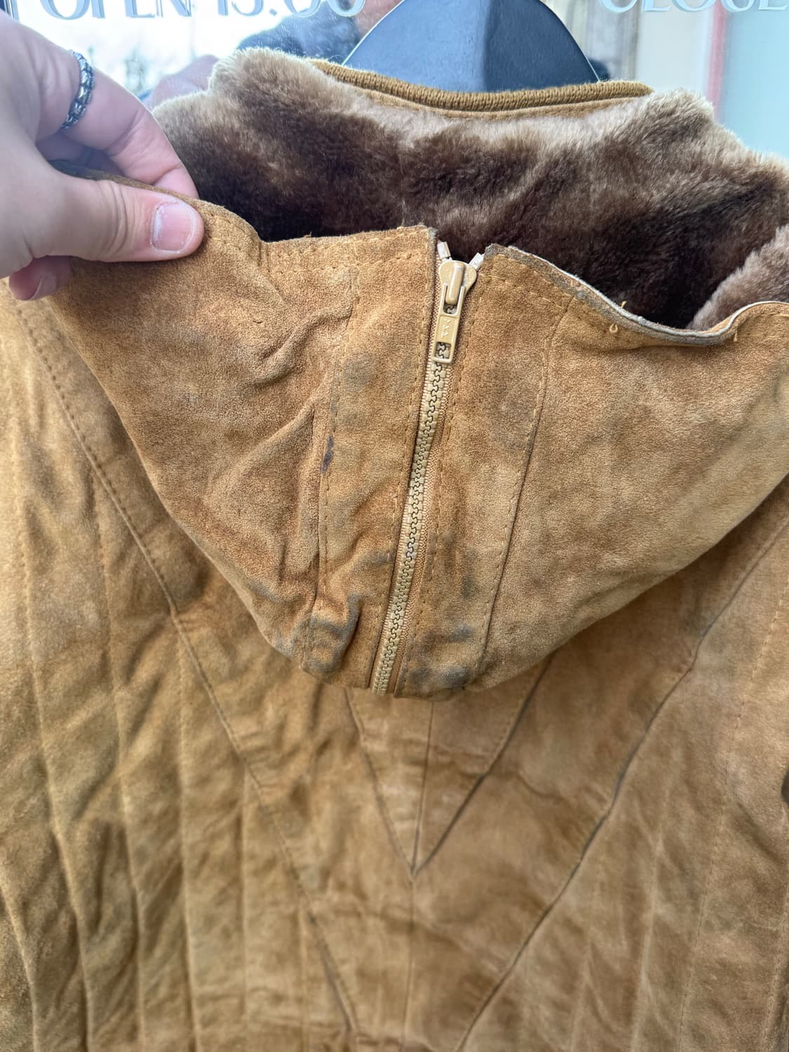 HI Gear 스웨이드 후드 가죽자켓  상품이미지8