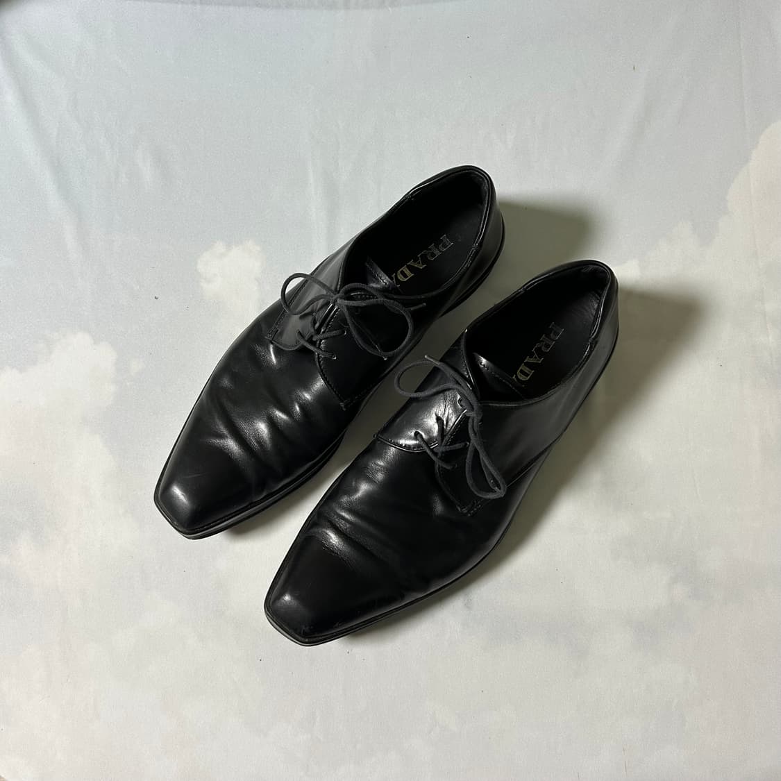 Prada sports semi square toe derby shoes 상품이미지1