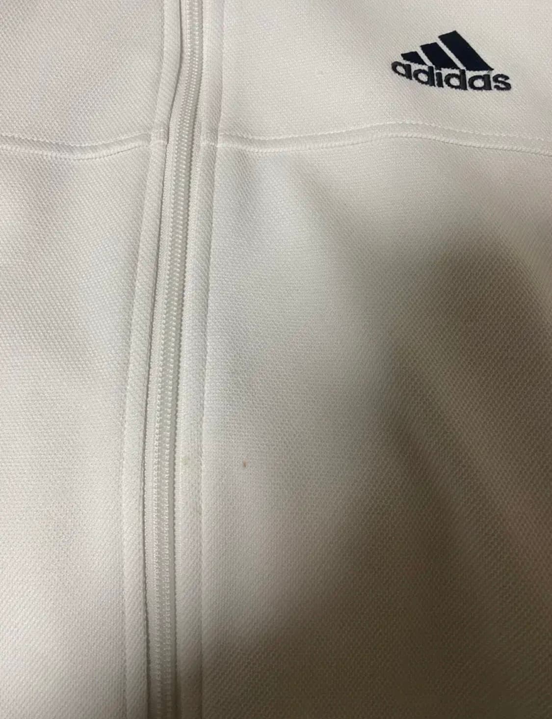 아디다스 화이트 저지 트랙탑 집업 상품이미지3