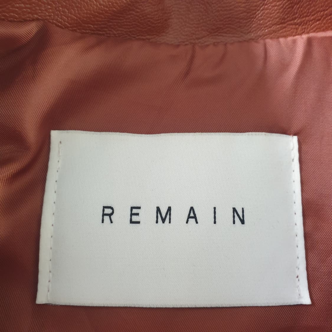 [무료배송] REMAIN 레더 배색 블루종 자켓 상품이미지2