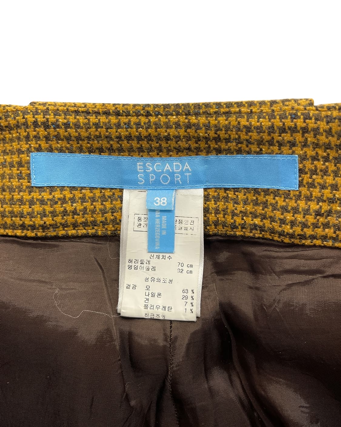 에스까다 스포츠 06AW 하운드투스 울 슬랙스 상품이미지8