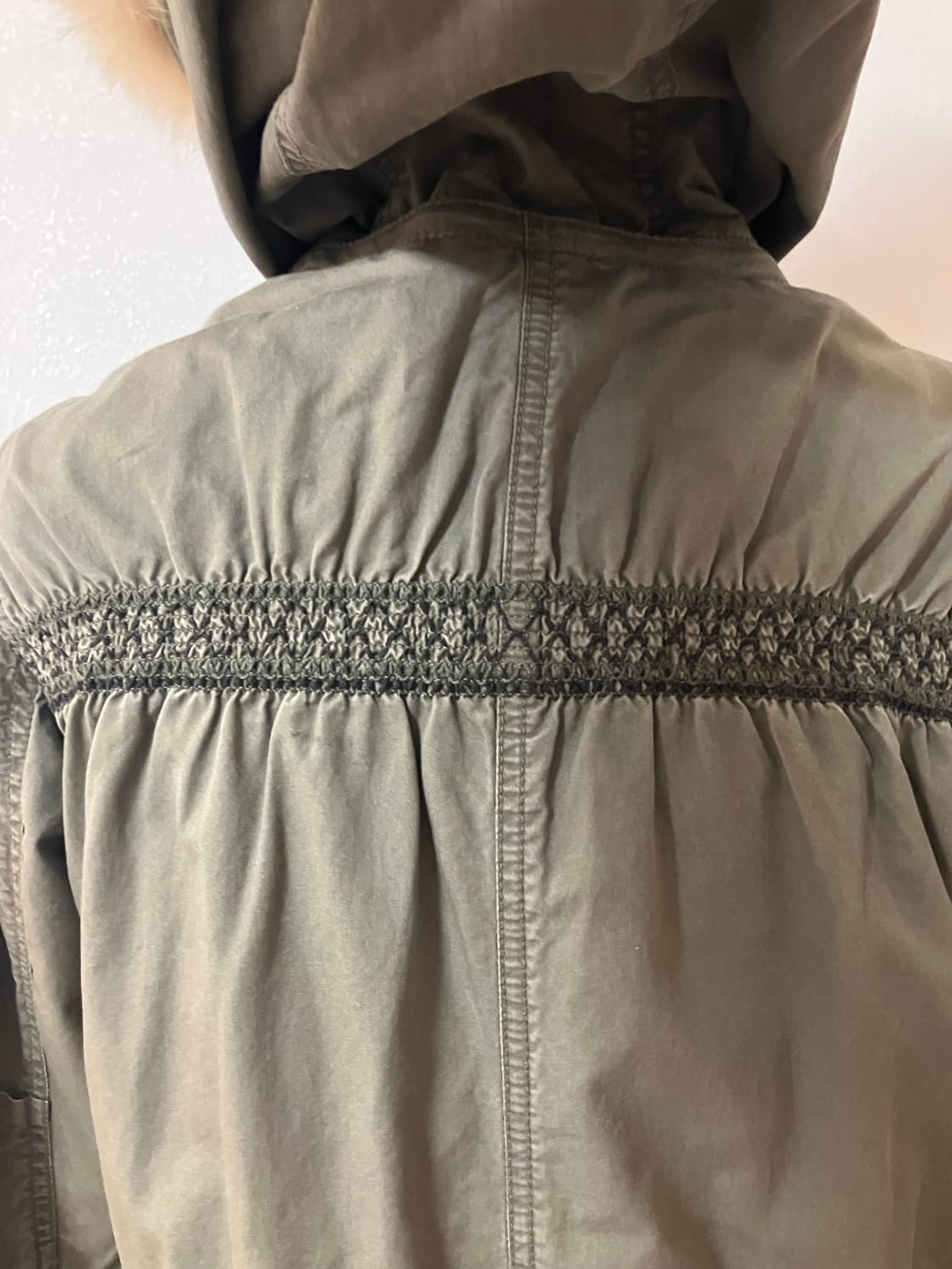 써스데이 아일랜드 Thursday island 퍼 후드 야상점퍼 상품이미지6