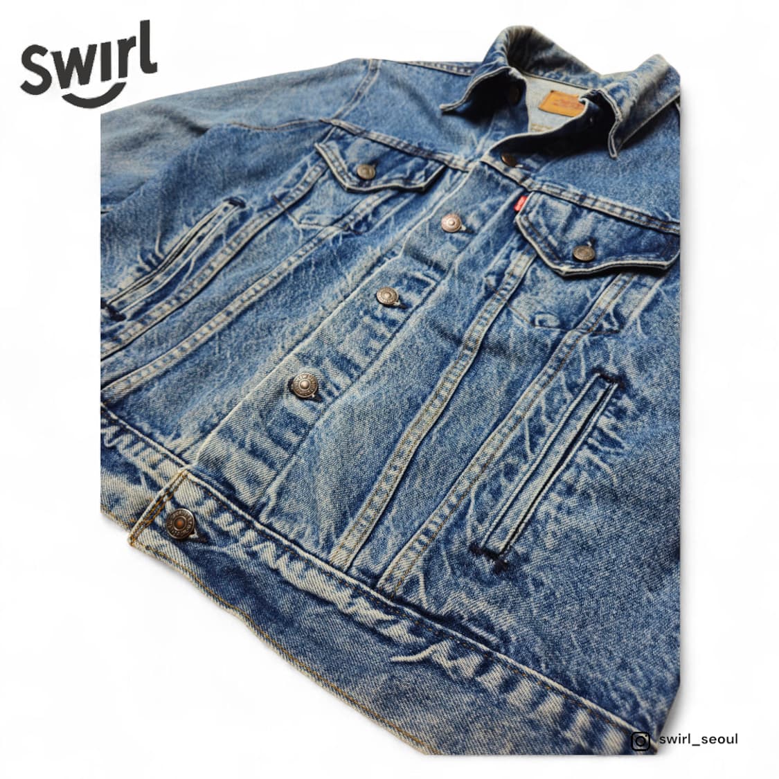 80s Levis usa made 3rd trucker jacket 상품이미지2