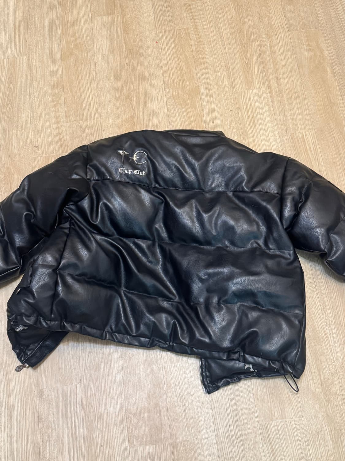 떠그클럽 레더 패딩 2사이즈 상품이미지2