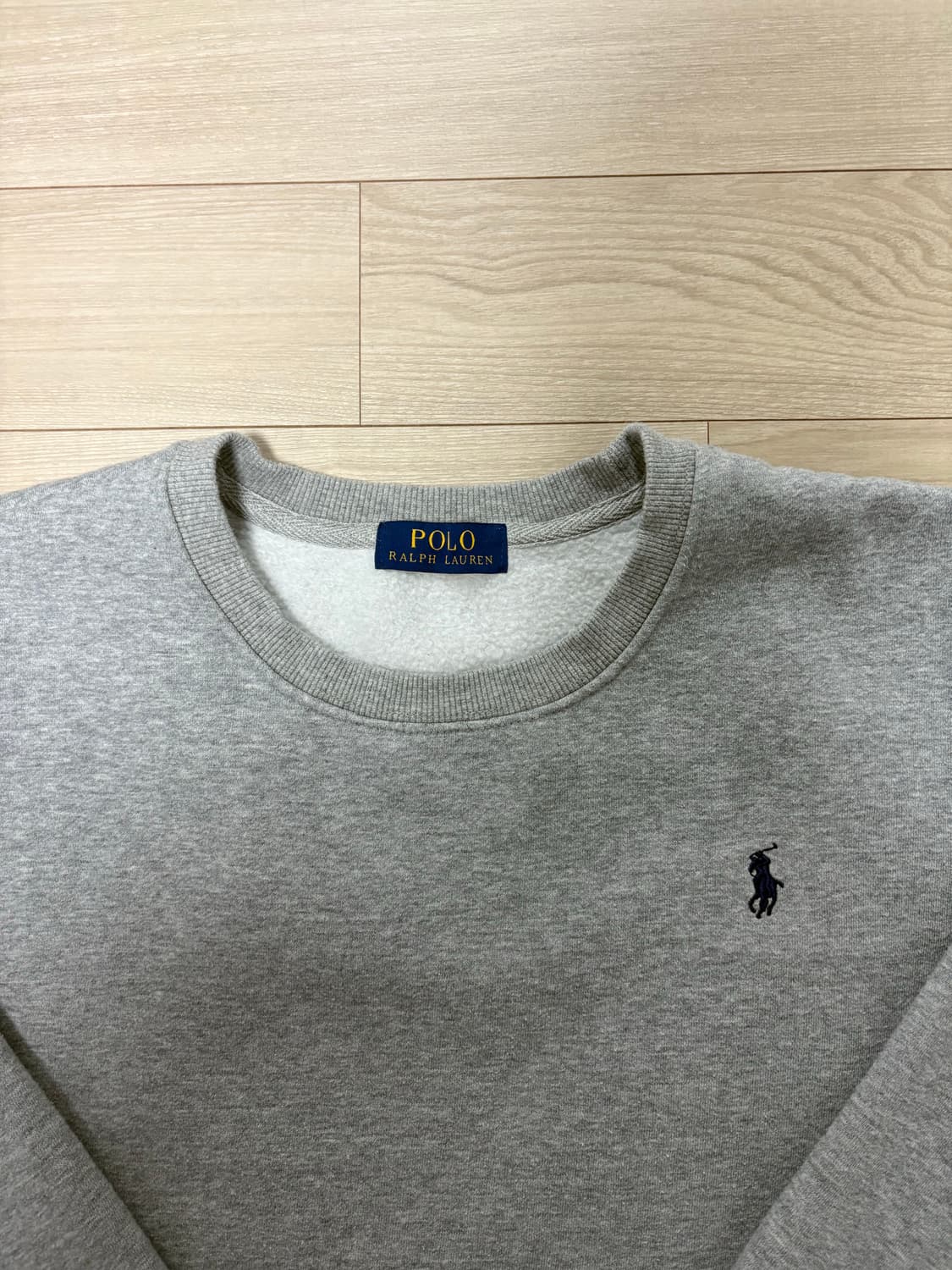 폴로 랄프로렌 맨투맨 회색 L 기모 상품이미지2