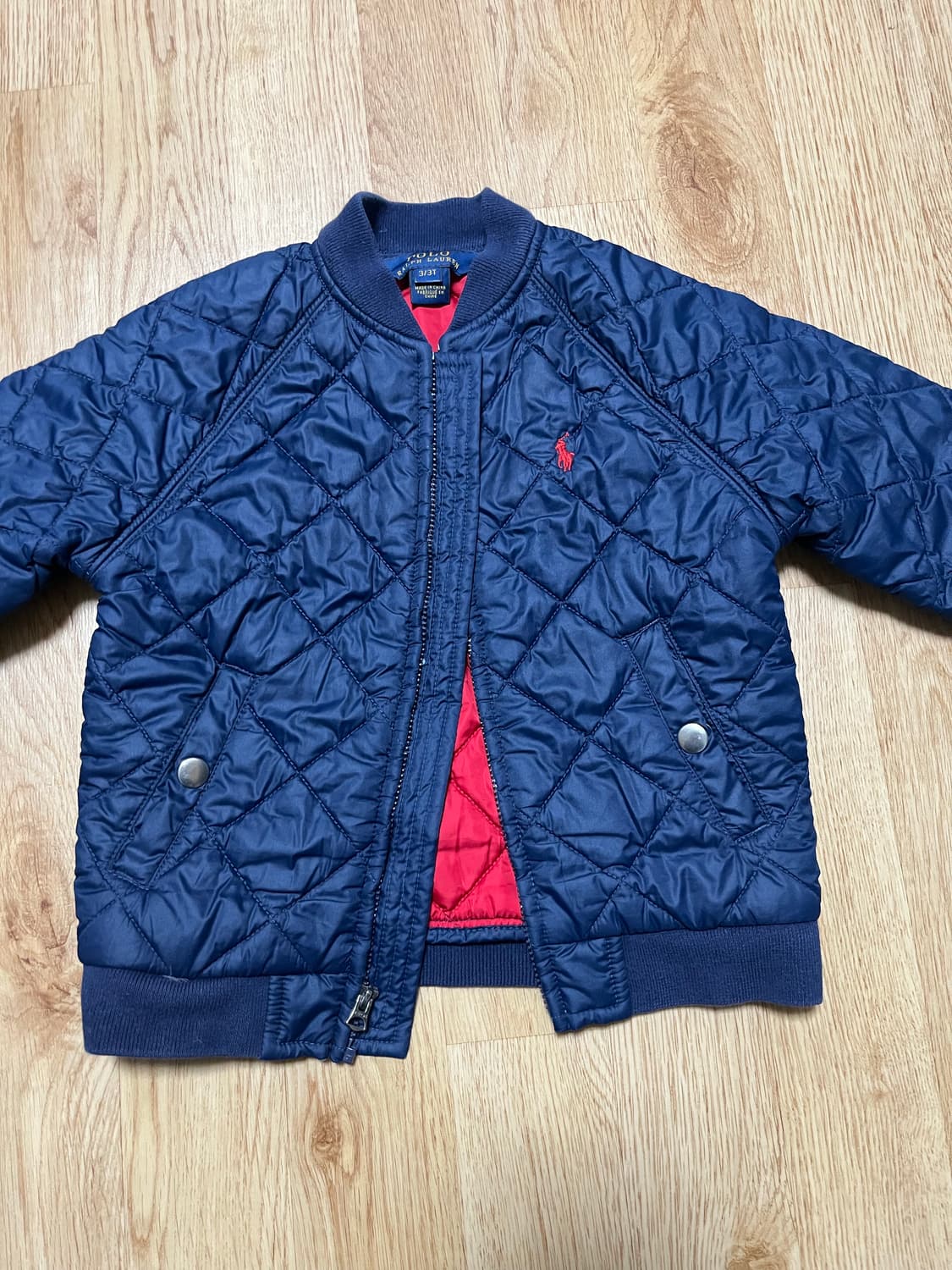 폴로 랄프로렌  키즈 네이비 퀼팅 자켓 상품이미지1