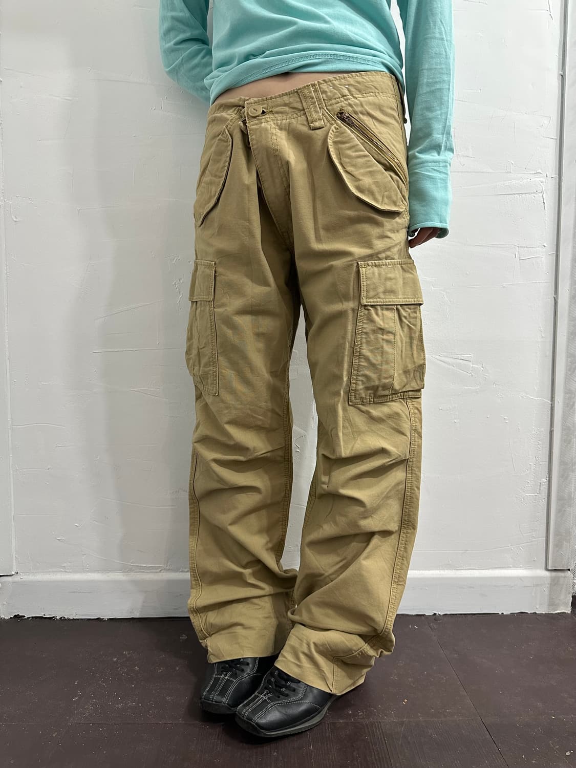 topvalu beige cargo pants 상품이미지2