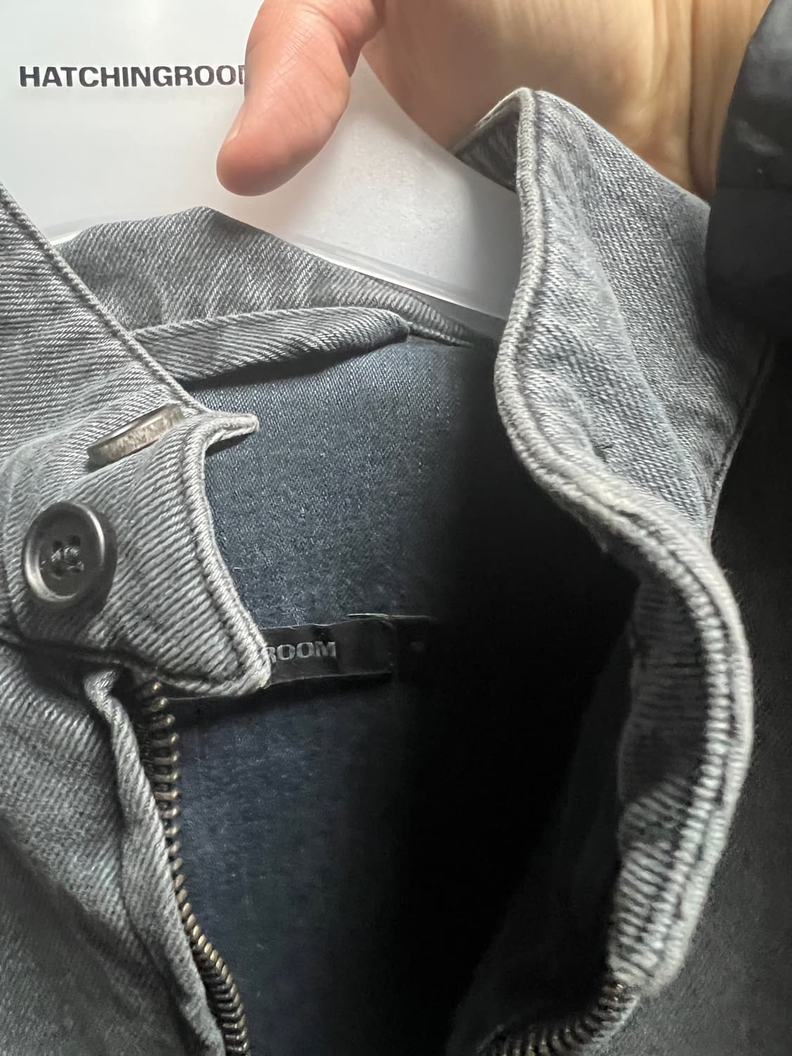 해칭룸 해링턴 데님자켓 4 사이즈 상품이미지3