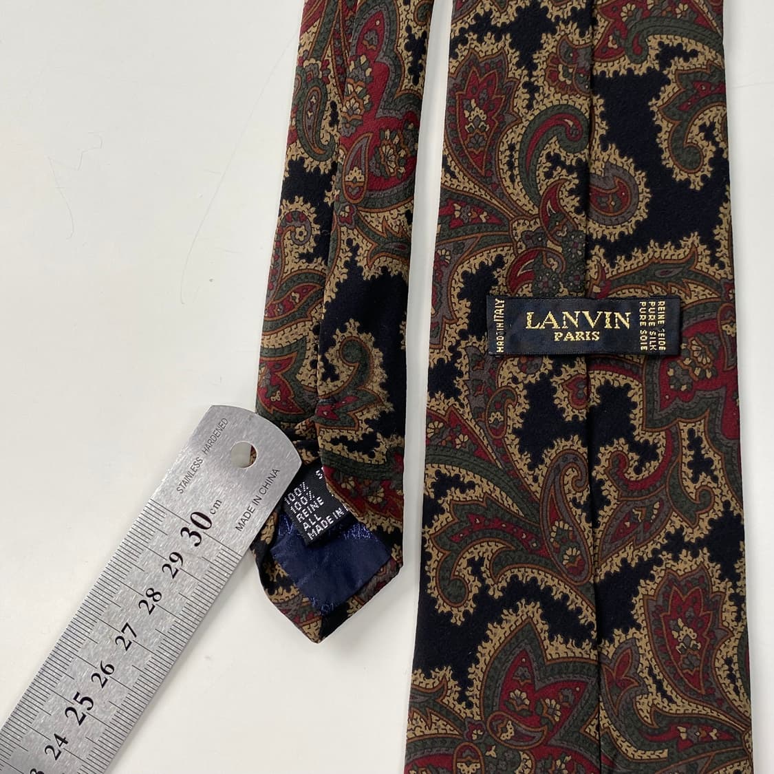 랑방 페이즐리 정품 명품넥타이 (LANVIN) 상품이미지7