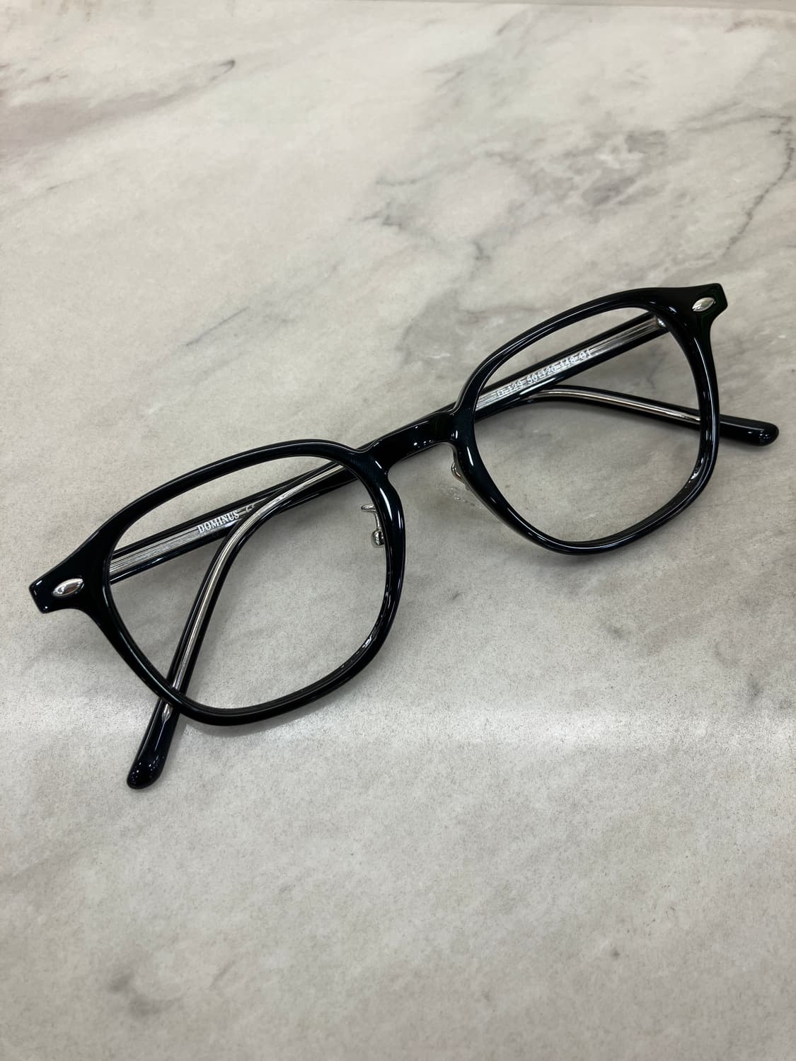 B91 DMN 유광 블랙 웰링턴 뿔테 안경129 상품이미지1