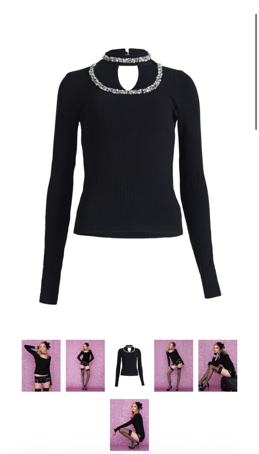 베메클 쥬얼초커티 블랙 상품이미지2