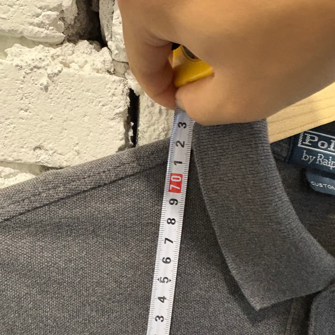 폴로 화이트 빅포니 카라 슬리브 상품이미지5
