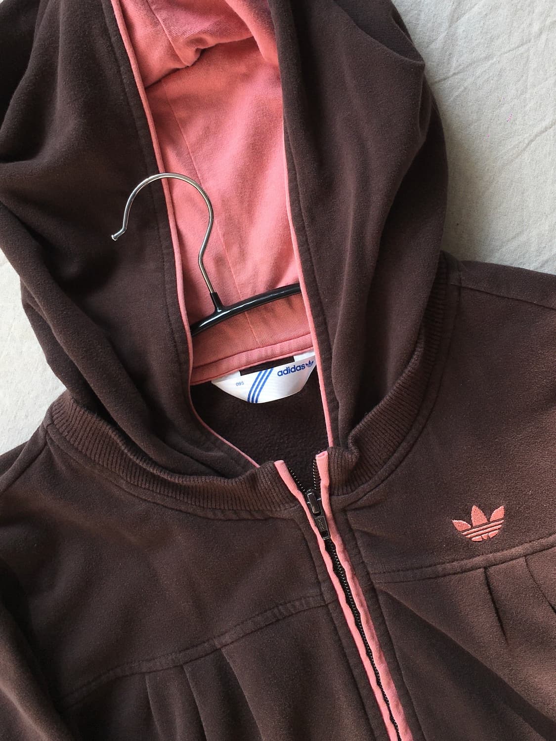 아디다스 가슴로고 후드집업 상품이미지4