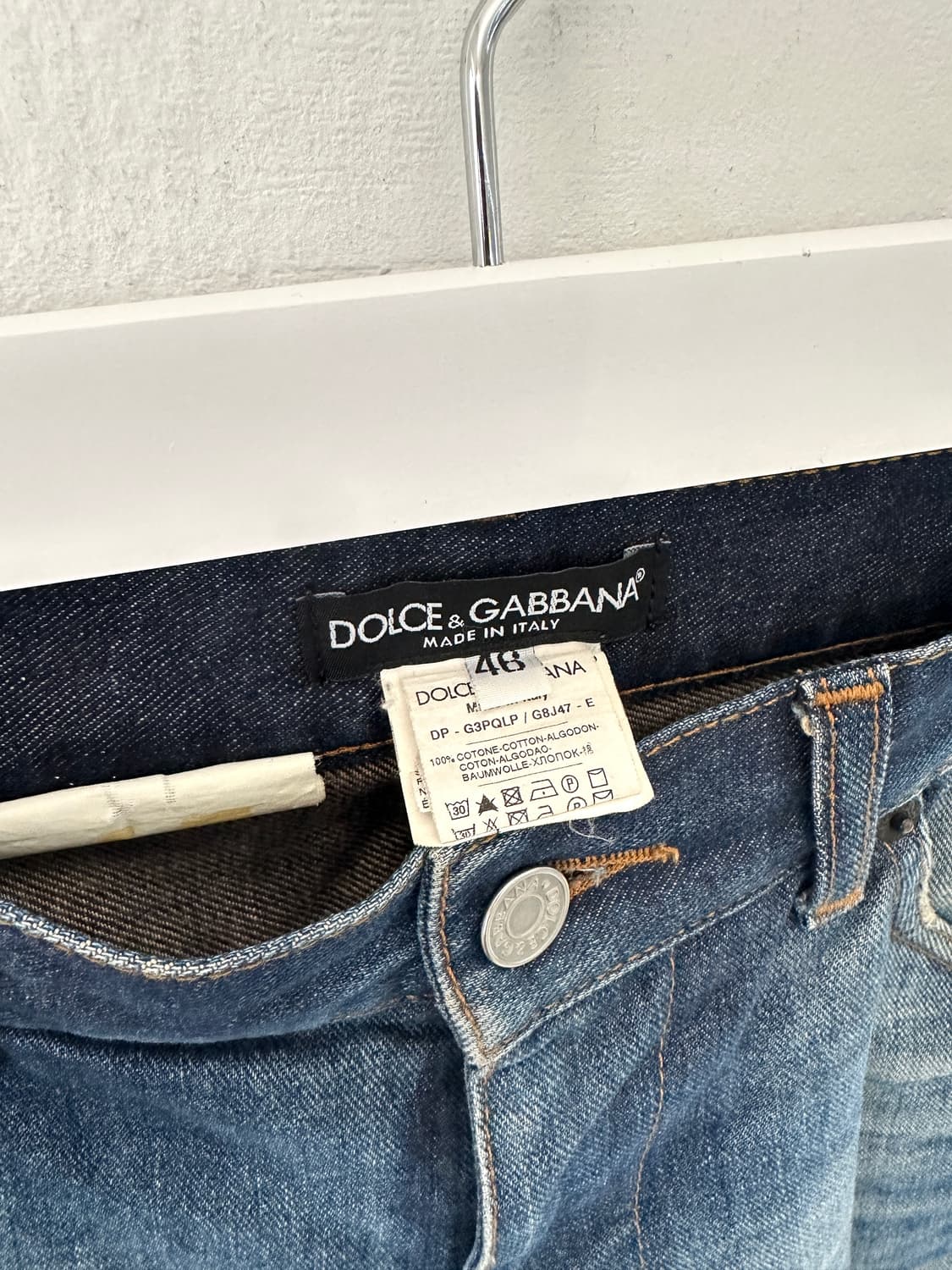 돌체앤가바나 2000s 디스트로이드 워싱 슬림진 상품이미지7