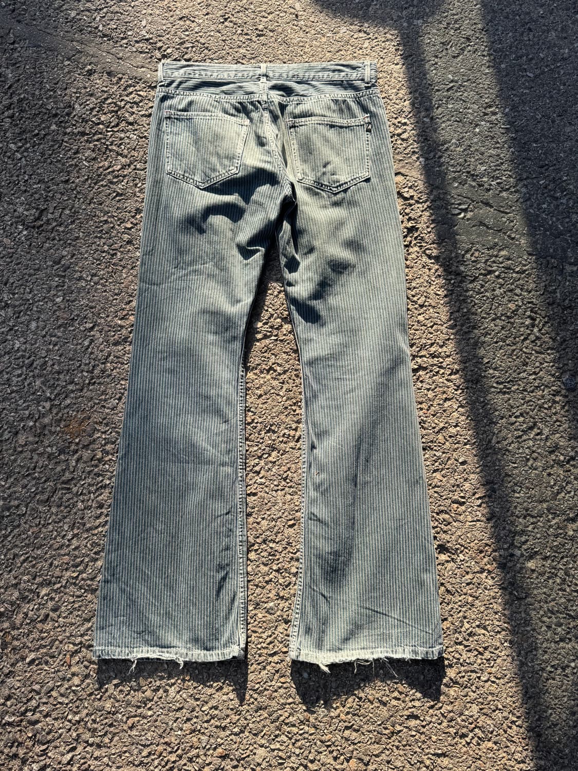 Hickory Stripe Boot-cut Denim Pants 상품이미지6