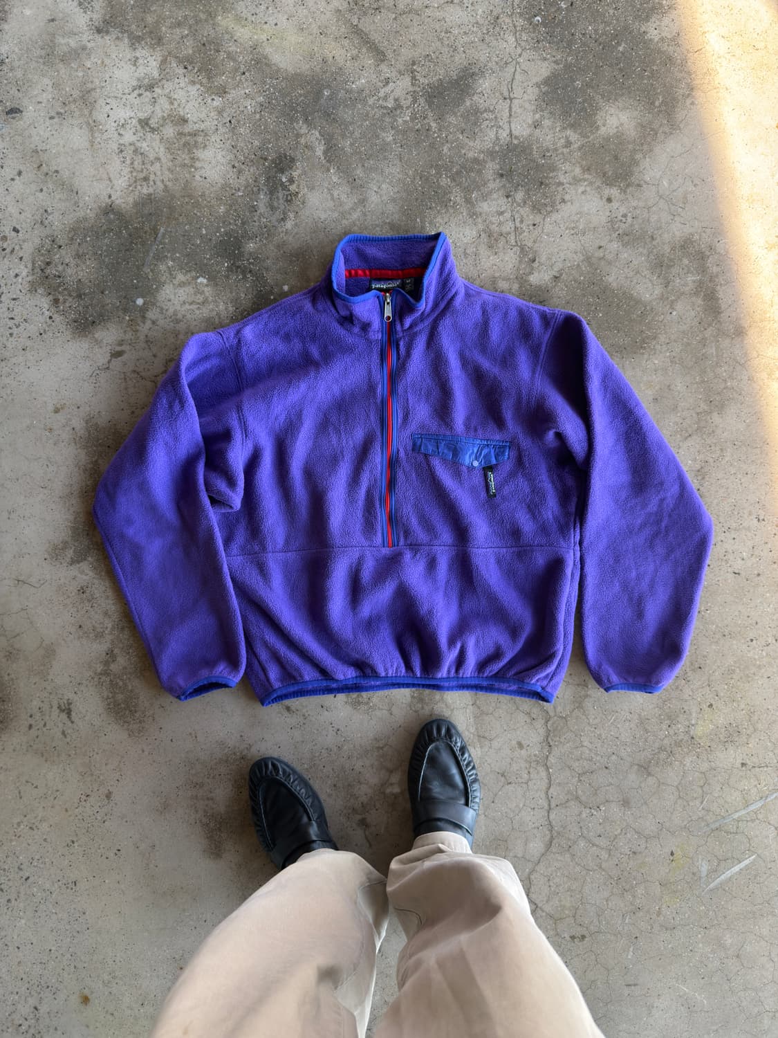 80-90s 파타고니아 하프집 플리스 상품이미지2