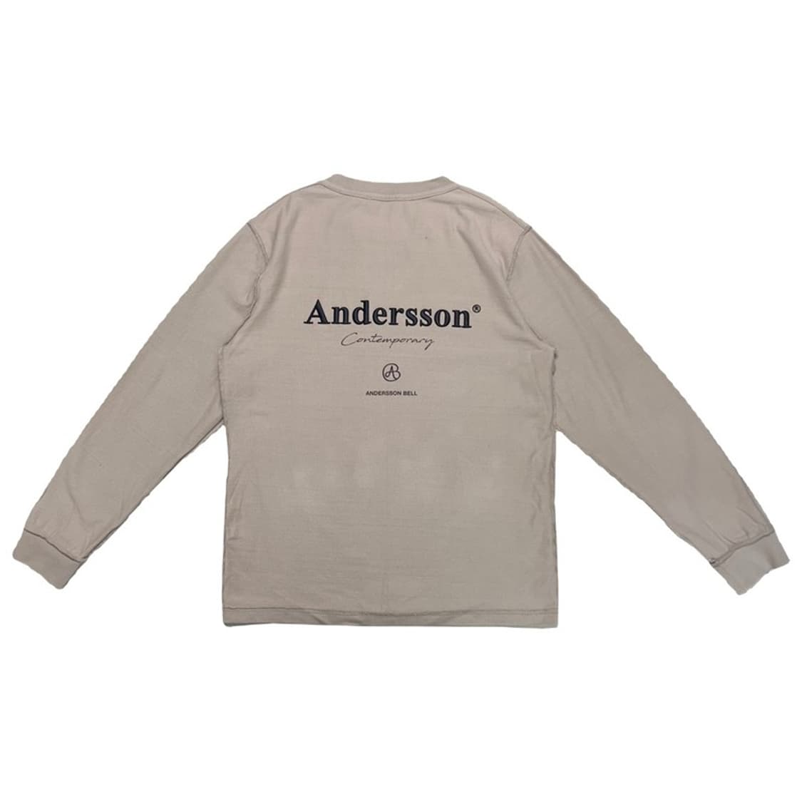 앤더슨벨 시그니처 로고 티셔츠 베이지 S 상품이미지8