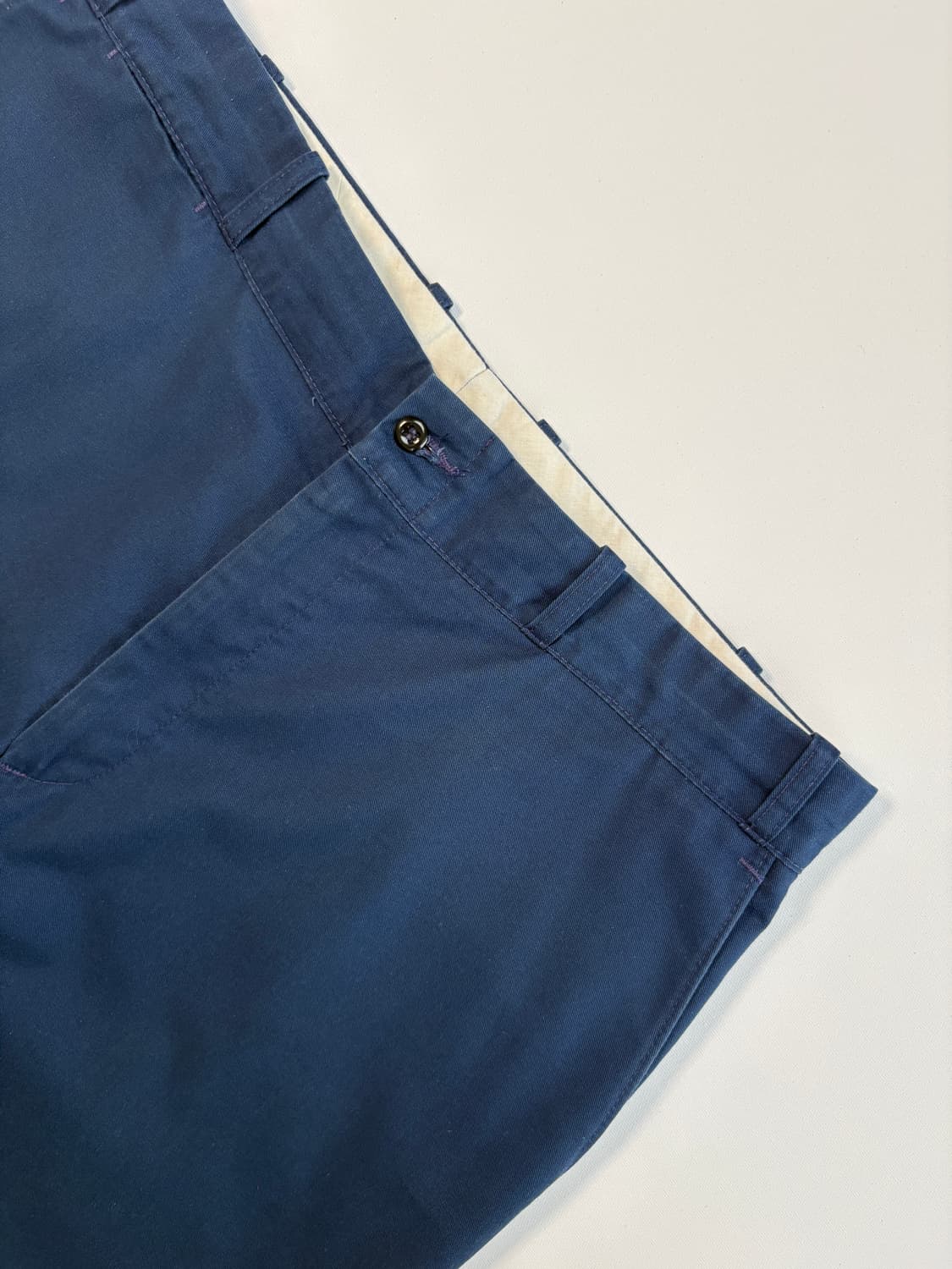 80s SEARS 딥블루 코튼팬츠 상품이미지3