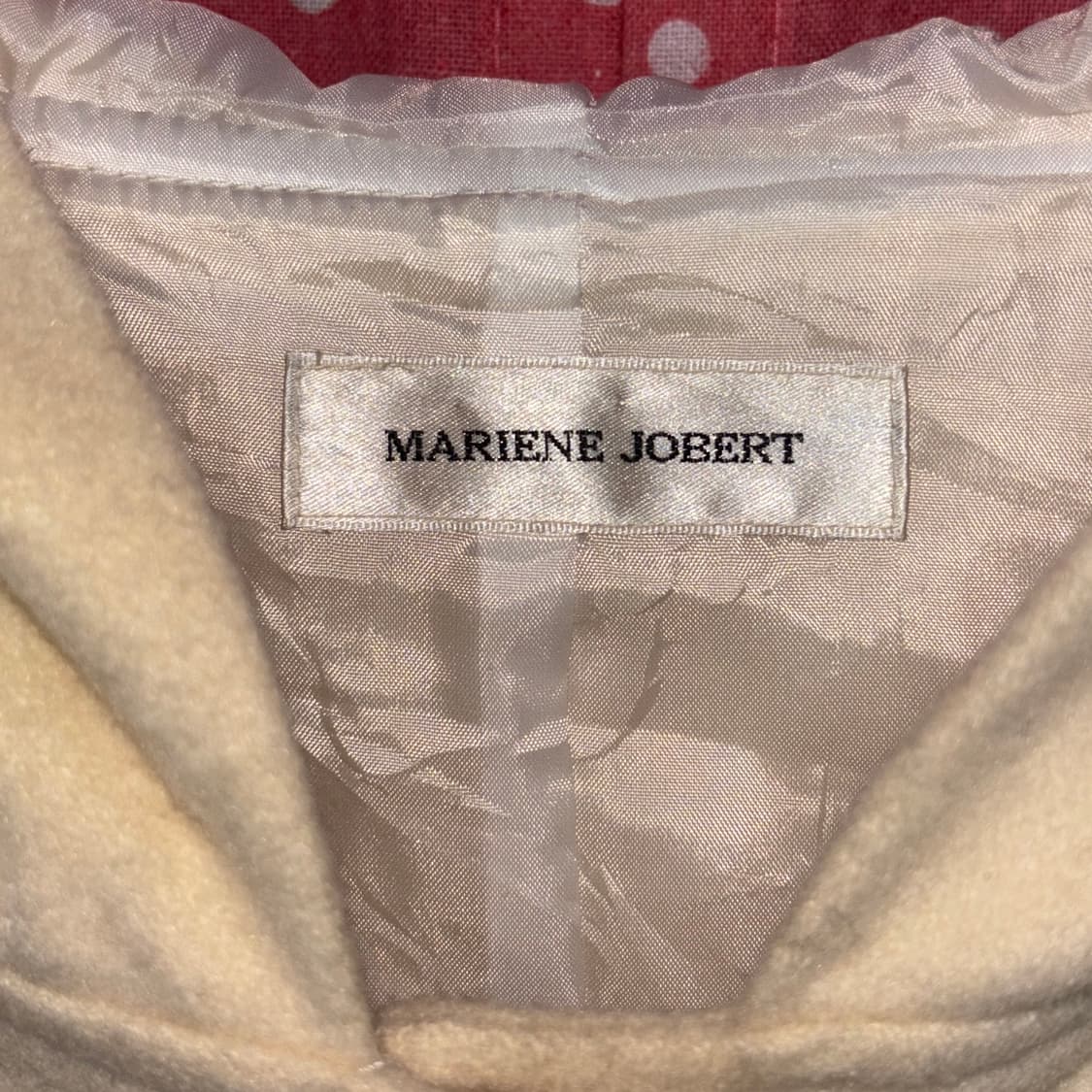 [MARIENE JOBERT] 숏 후드 떡볶이 코트 상품이미지2