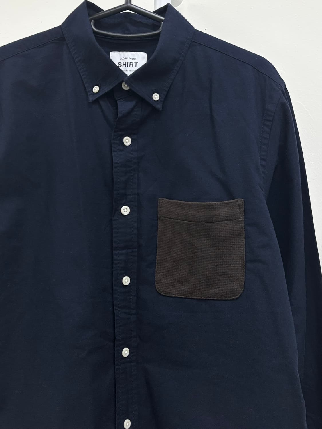 빈티지 네이비 셔츠 상품이미지6