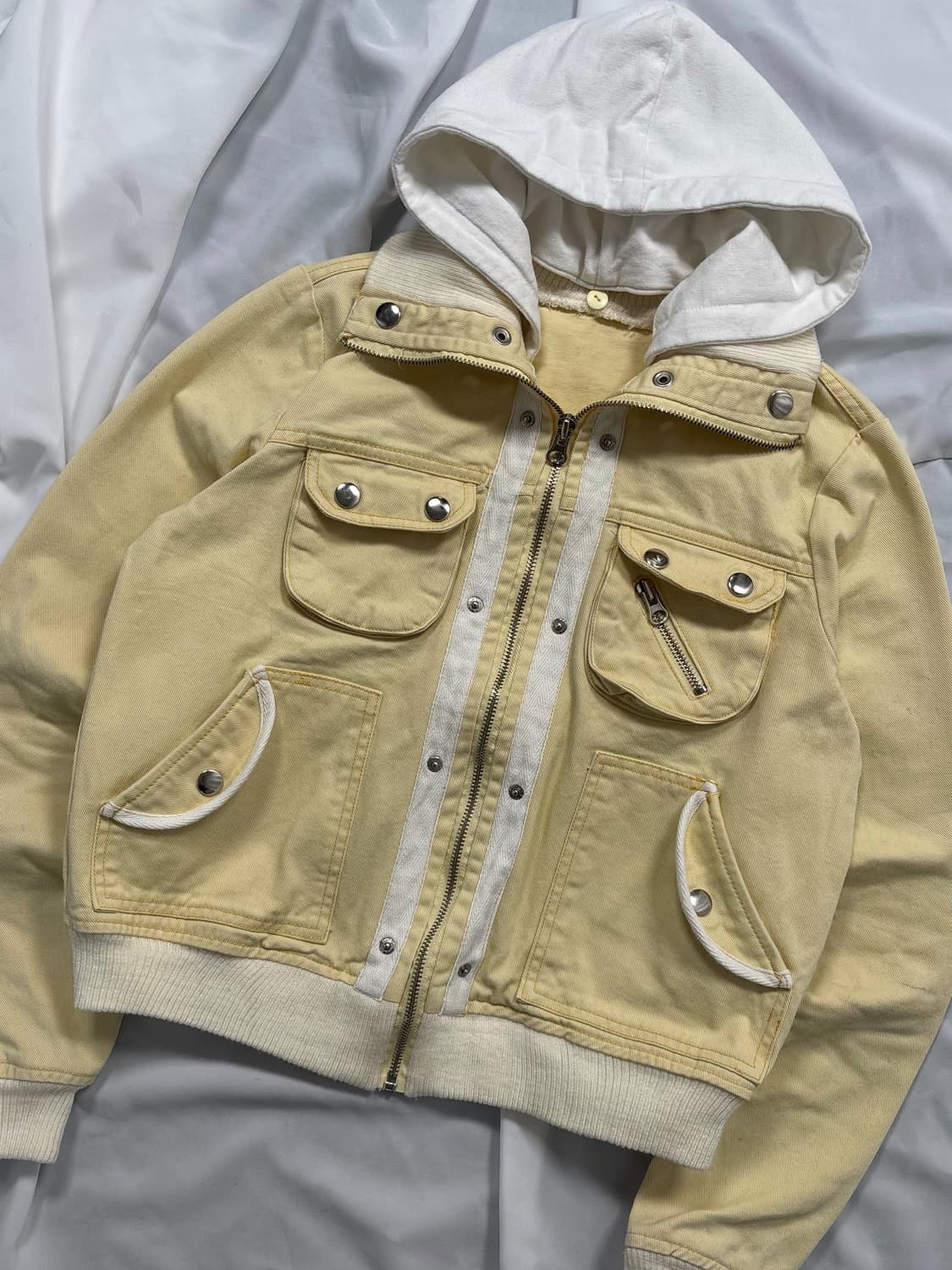 Vintage Yellow Multi Pocket Jacket  상품이미지6