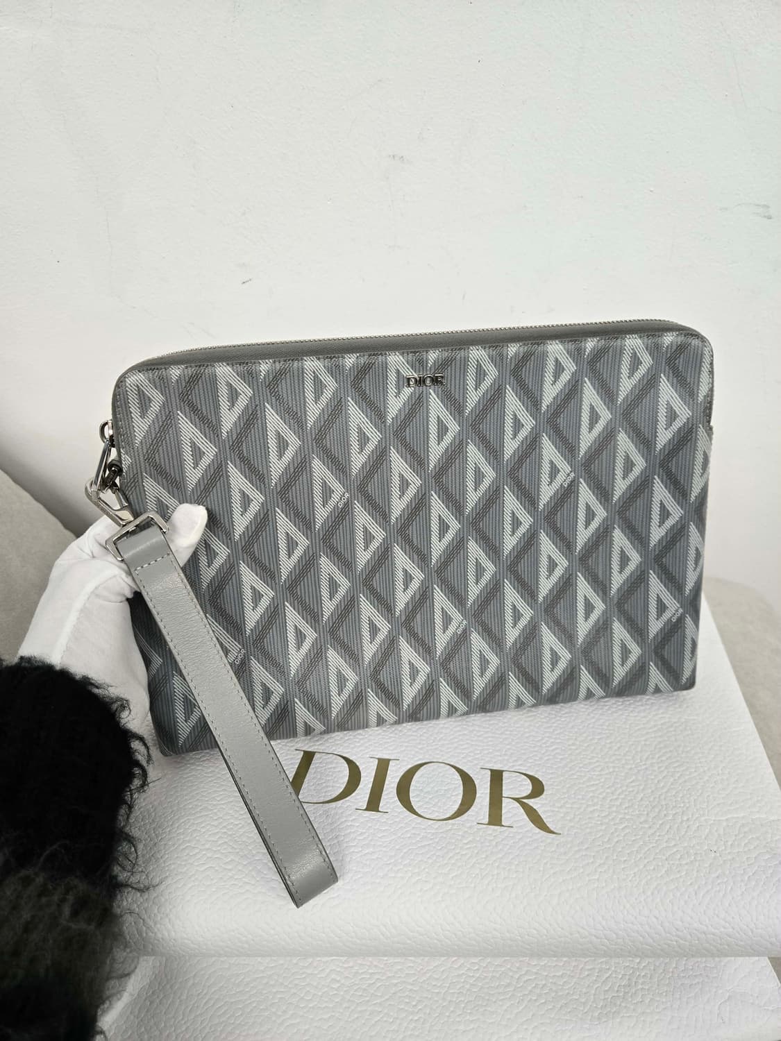 [보증서 정품] 디올 다이아 아이패드 클러치백 상품이미지1