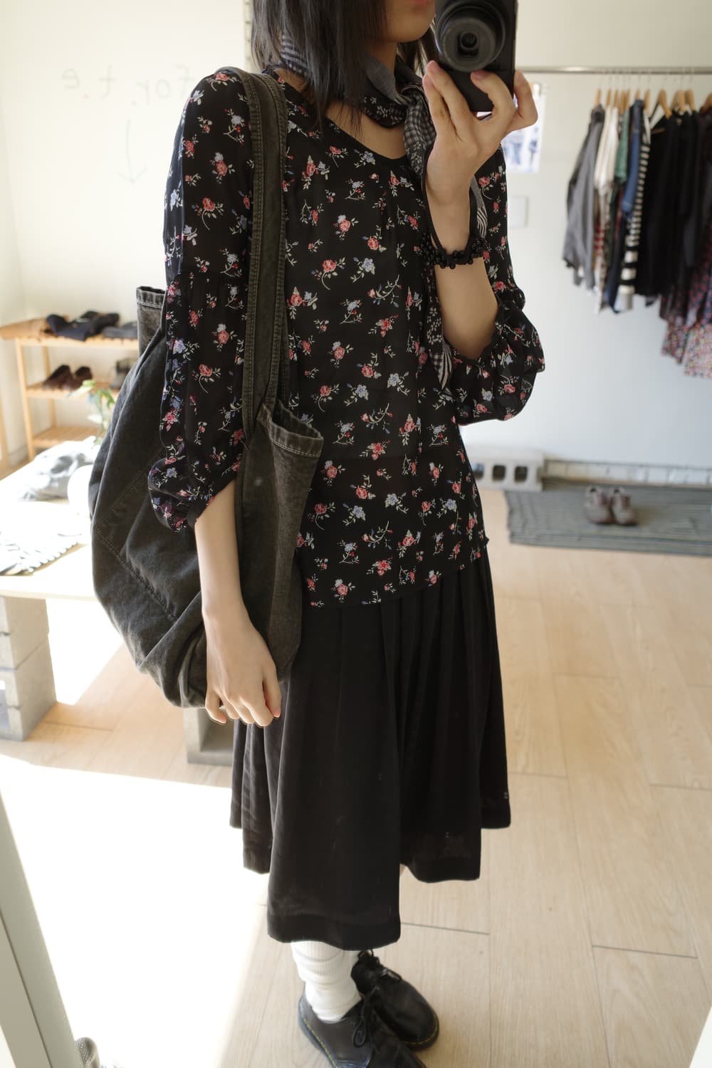 잔꽃 블라우스 상품이미지5