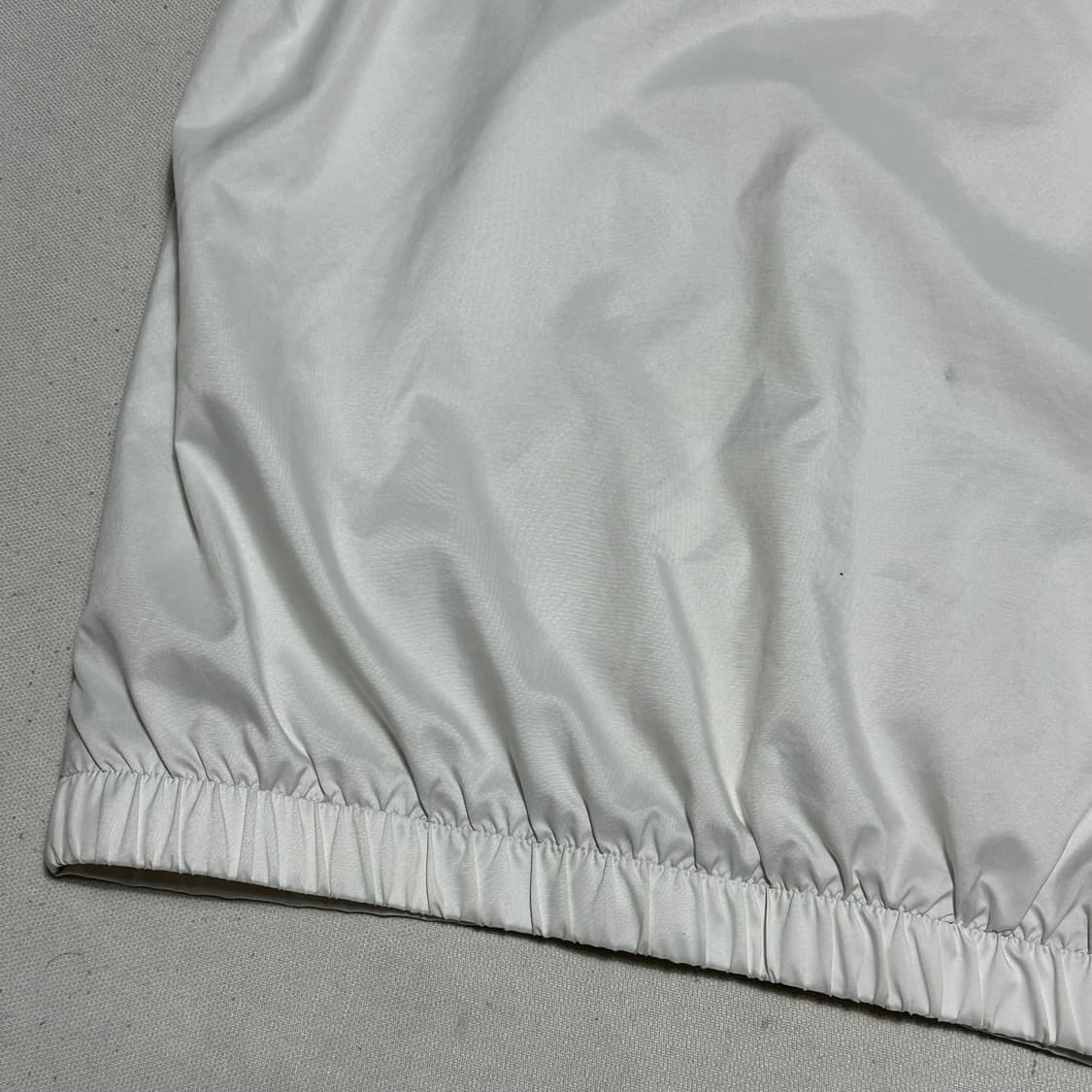 L 아디다스 첼시 블랙 삼선 화이트 후드 바람막이 상품이미지5