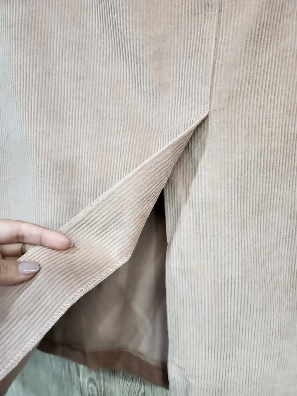 333) 코듀로이 밴딩 롱스커트 상품이미지5