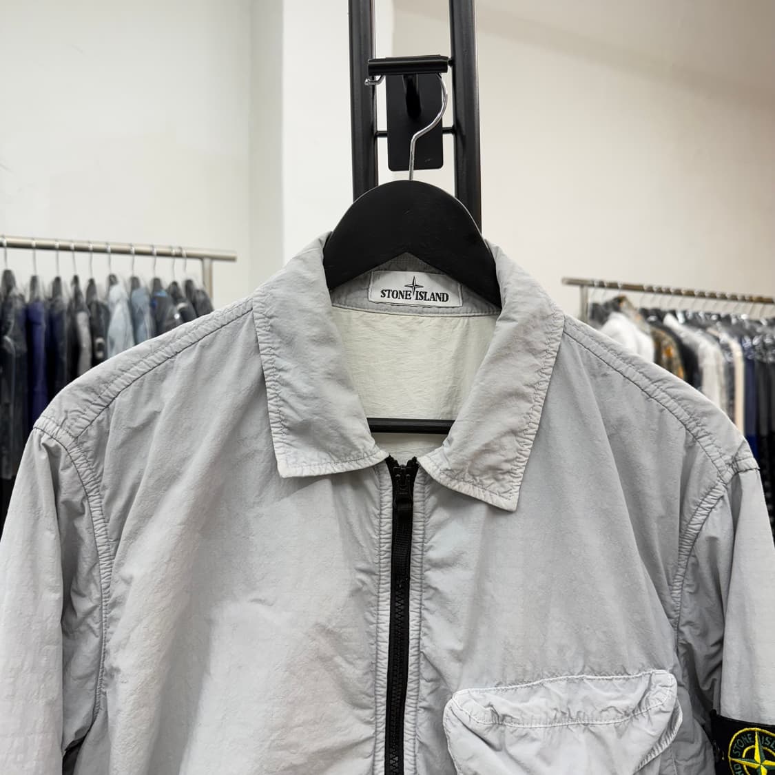 [백화점판/L] 스톤아일랜드 나슬란 폴라텍 오버셔츠  상품이미지2