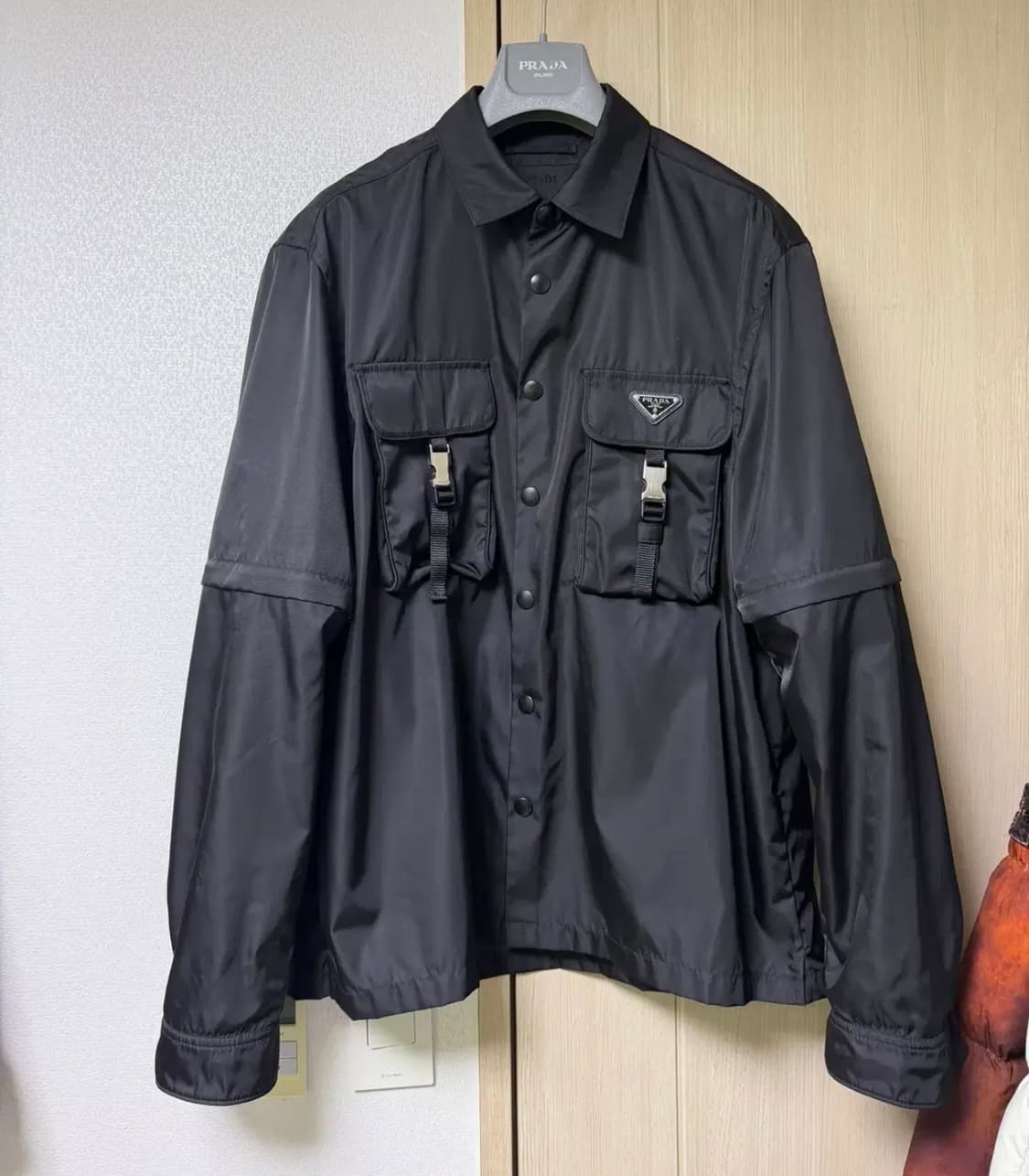 [2XL] 프라다 리나일론 오버셔츠 팔 분리형 자켓 SC548 상품이미지1