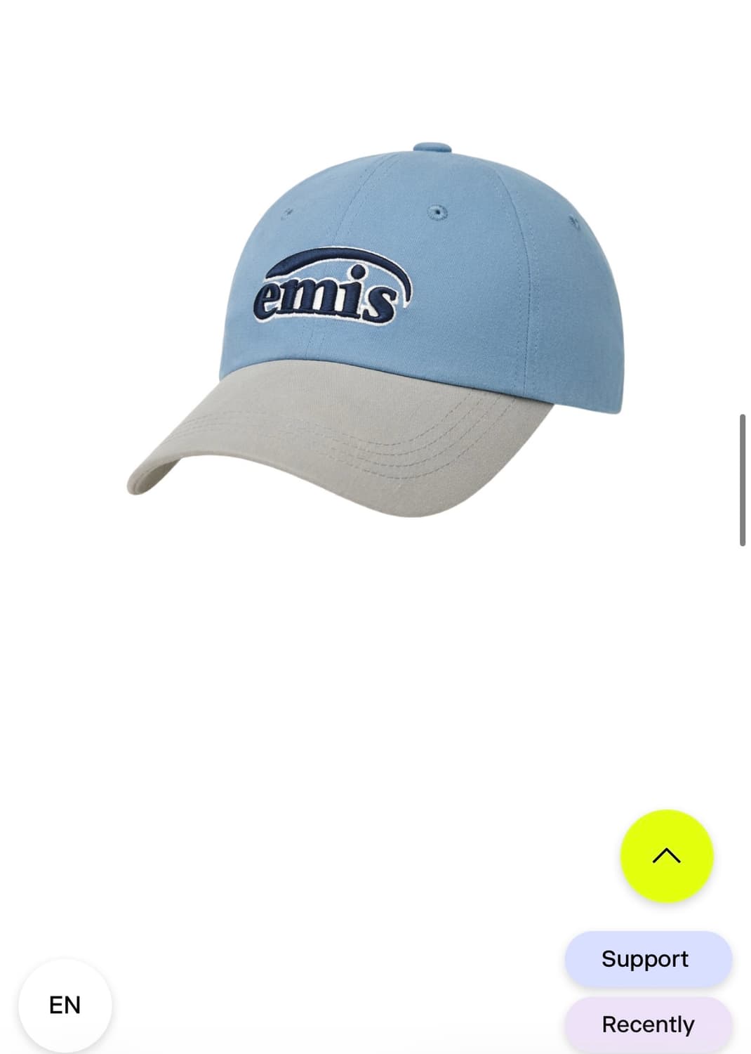 이미스 볼캡, 모자 (새상품)  상품이미지3