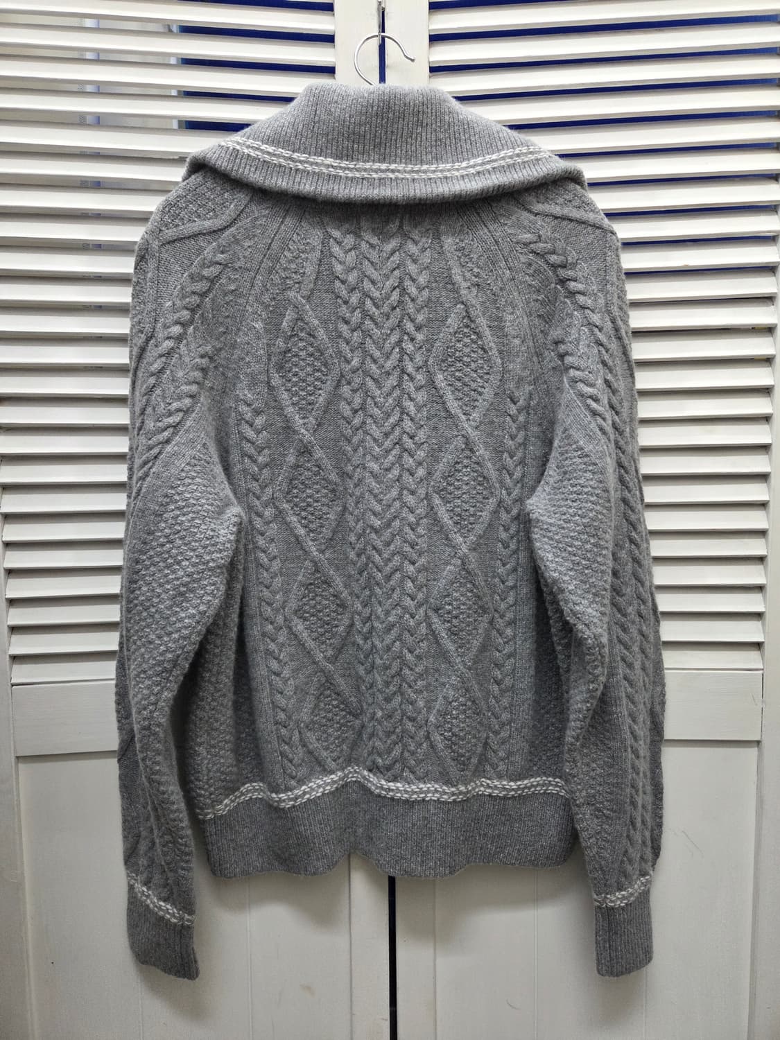 스튜디오톰보이 하프 집업 울 니트 상품이미지5