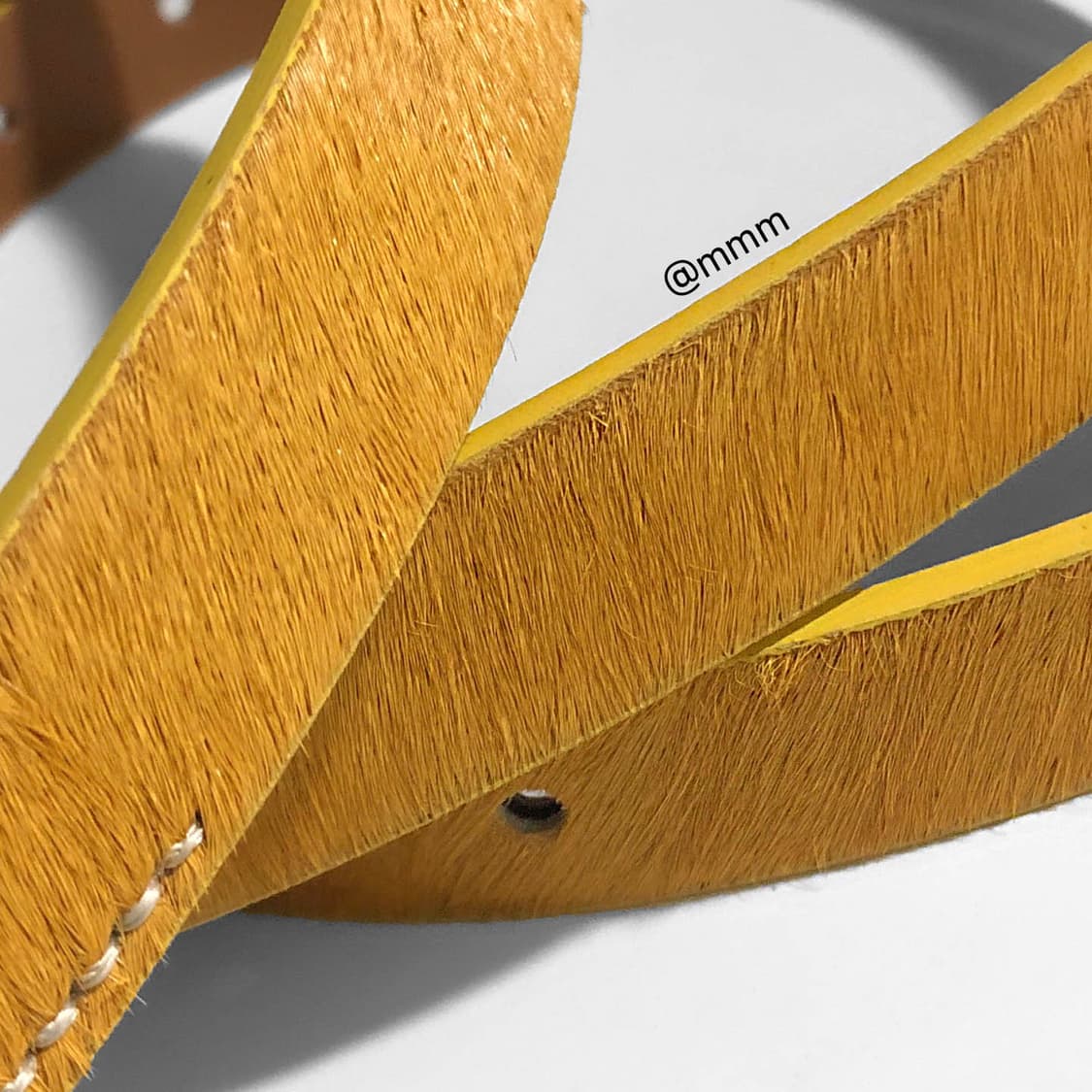 [리얼송치] 카우헤어 송치털 웨스턴 벨트🐂 상품이미지3