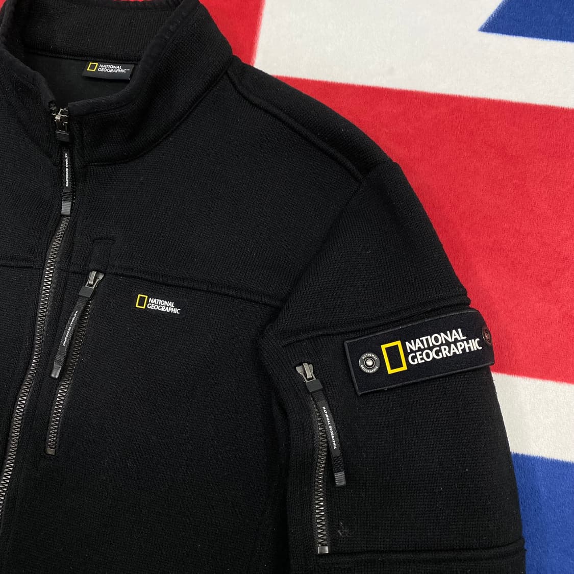 내셔널지오그래픽 니트집업 L 상품이미지3