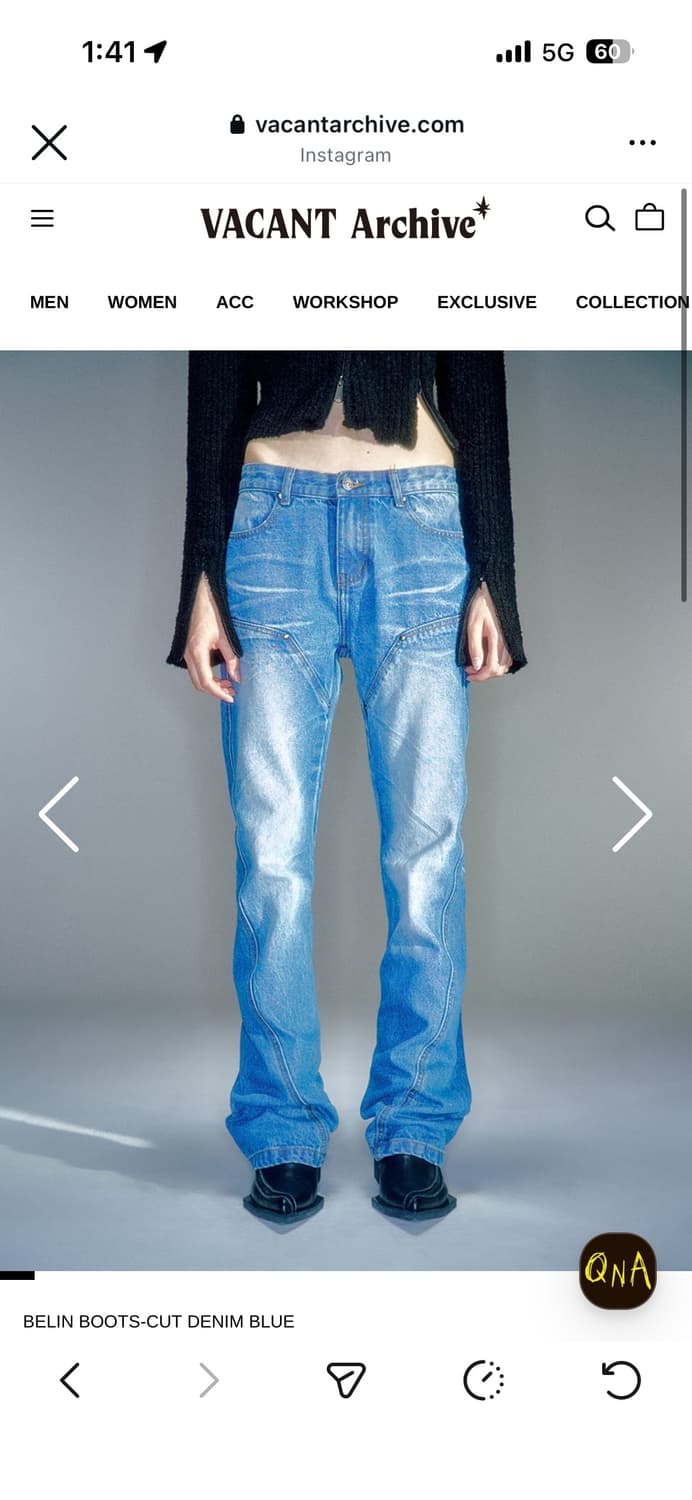 베이컨트아카이브 부츠컷 데님S 상품이미지1